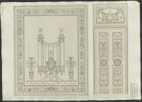 [Dörrparti och väggmålning på Haga].[Bild]