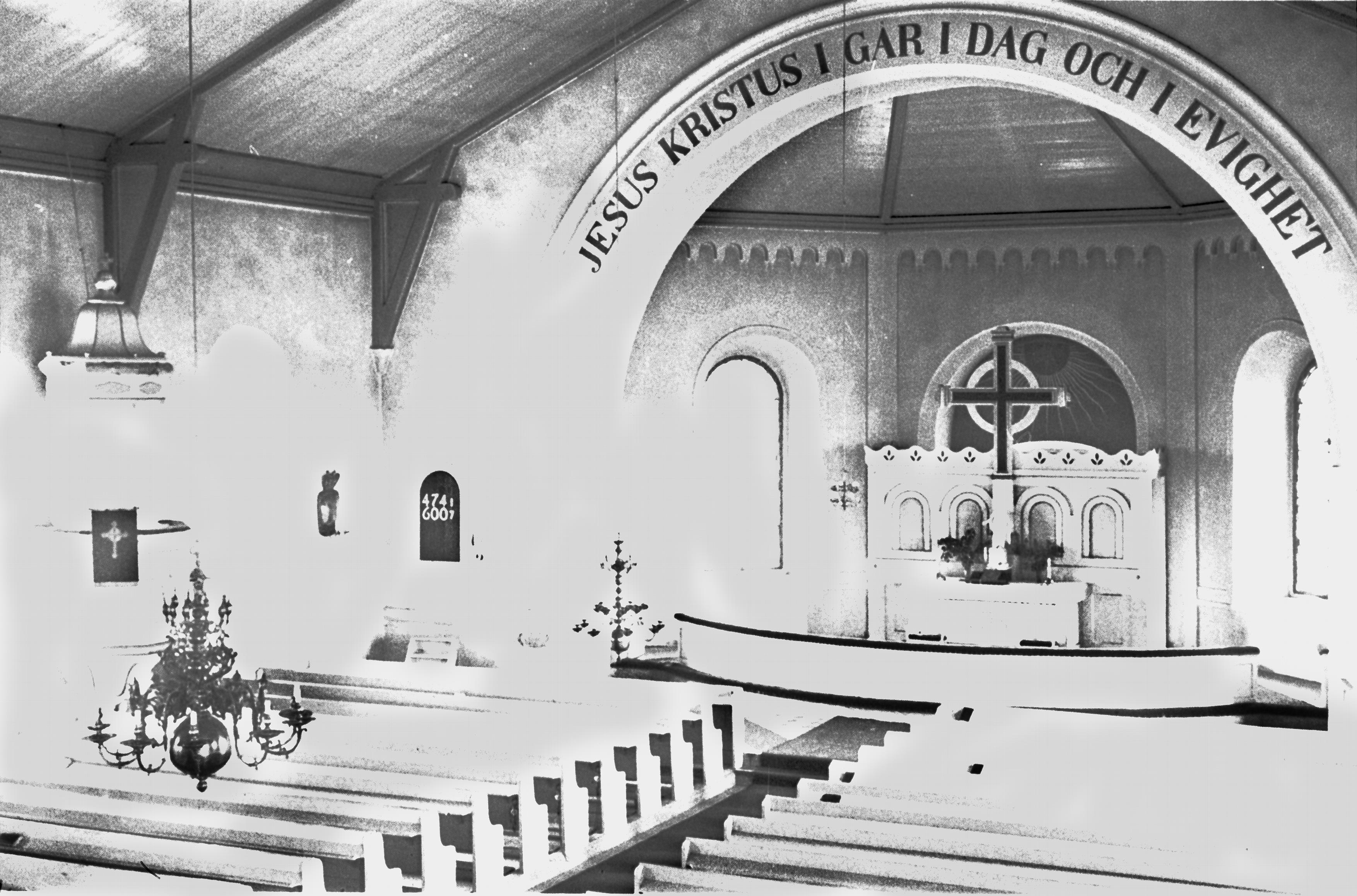 Bertil Berthelson, Öxabäcks kyrka