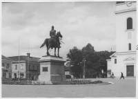 Eksjö, minnesmärke över Kgl Smålands Husarregemente