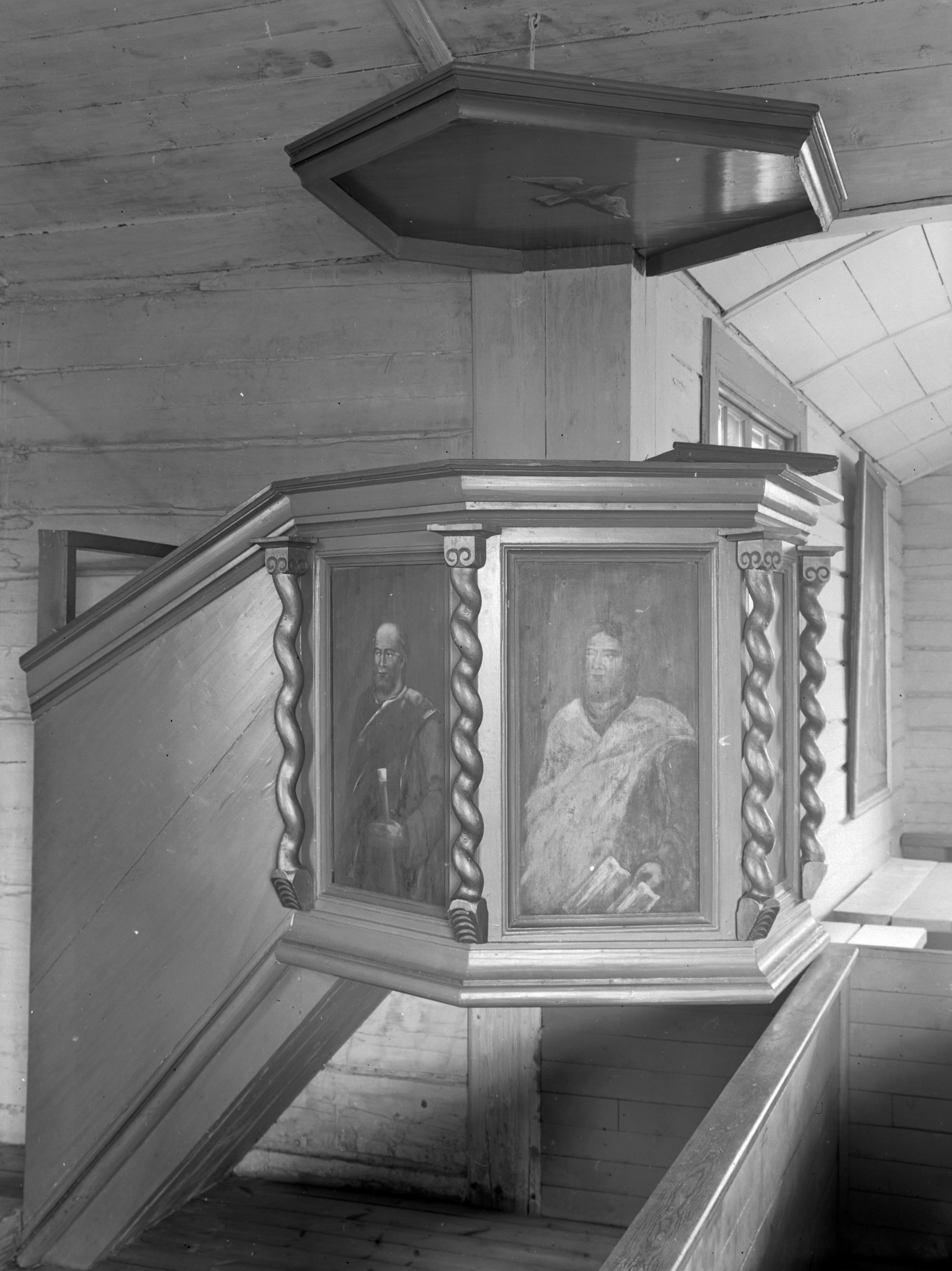 Iwar Anderson, Gällivare, gamla kyrkan