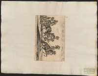 Första skaran: romarna, eller göterna. Herr Anton Günter Campsen, beridare av kungens hästar. Det romerska kavalleriets handhästar mycket rikt ornerade med utrustningar av guld och ädla stenar