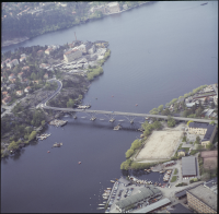 Essingebron och Essingeöarna.