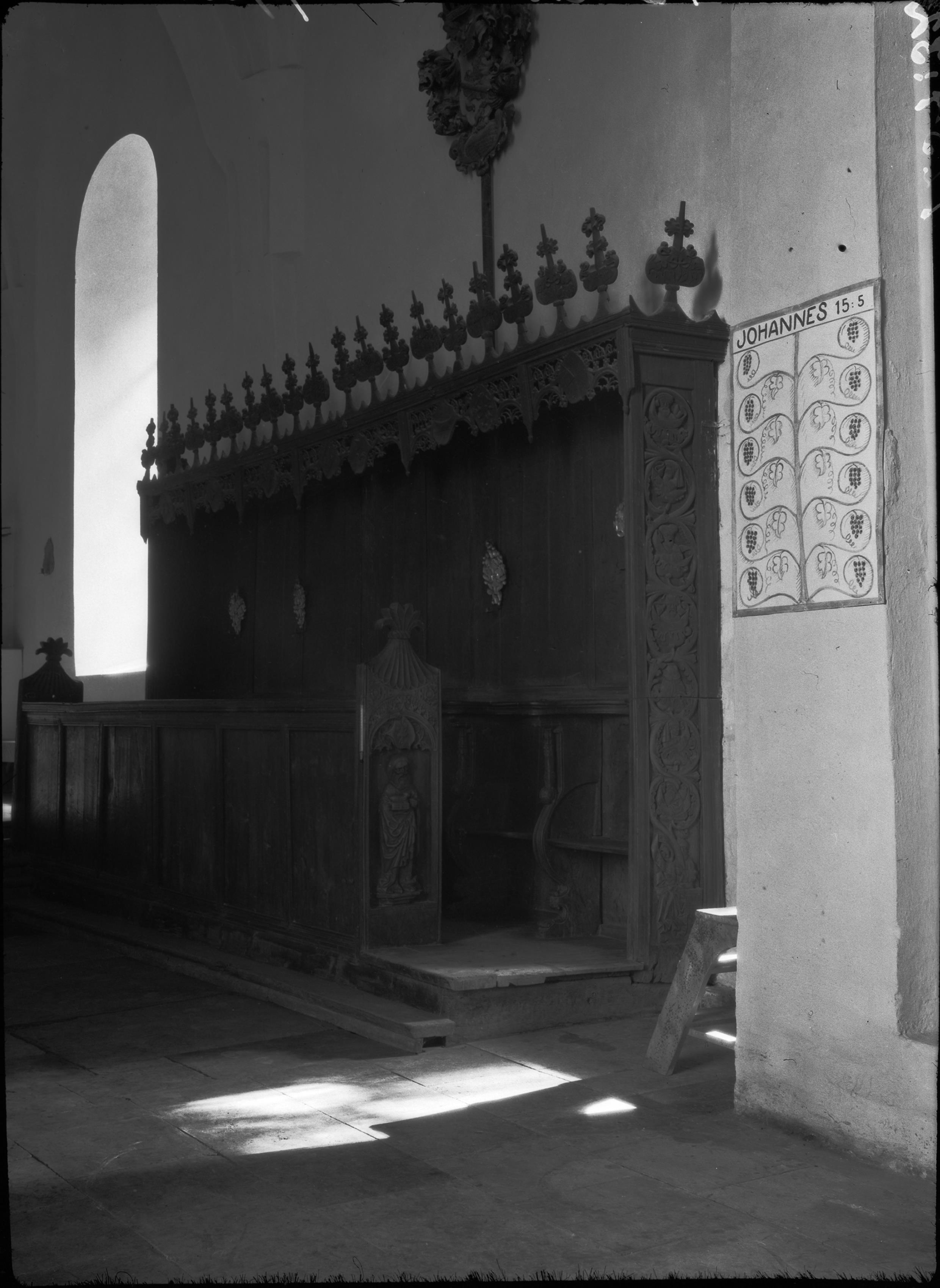 Bertil Berthelson, Veckholms kyrka
