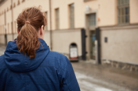 Exteriör av biblioteket och arkivet