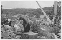 Eftra socken, stenindustri