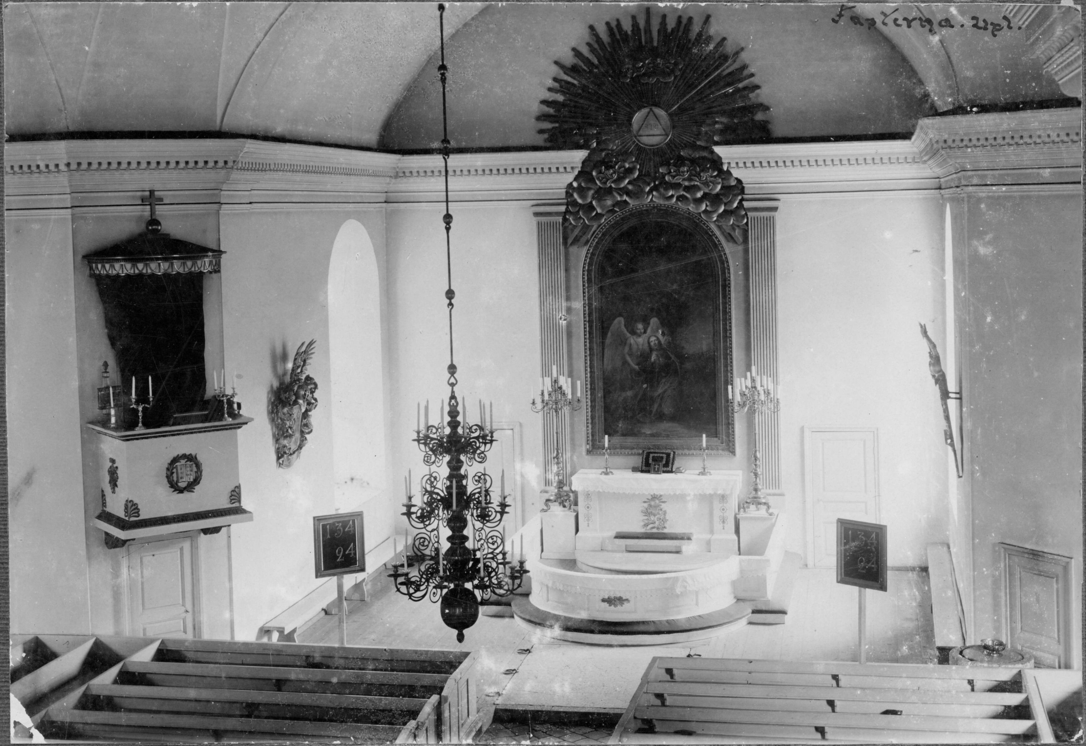 P. A. Eriksén, Fasterna kyrka