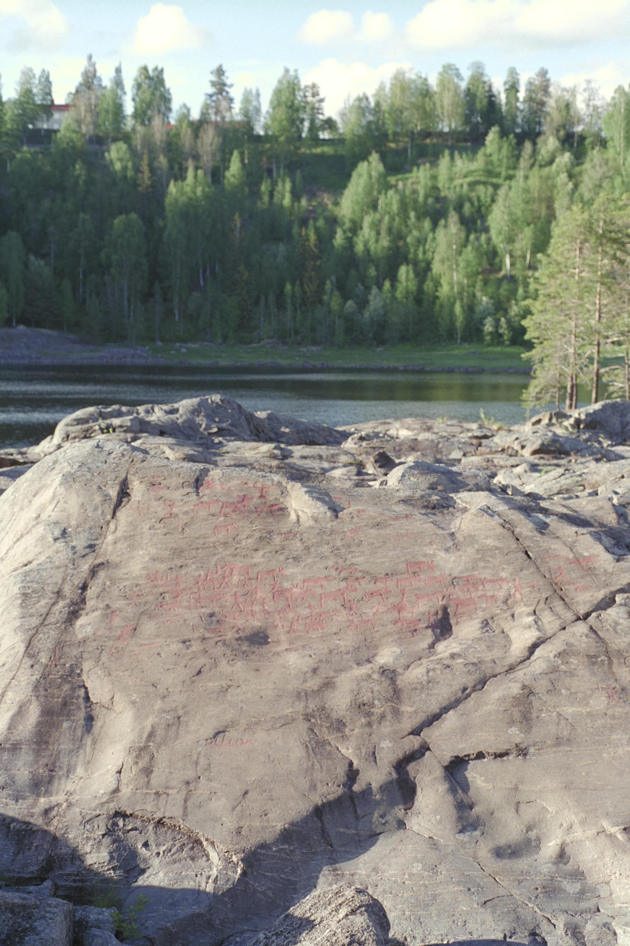 Bengt A Lundberg, Nämforsen, hällristningsområde