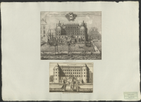 Den vittberömde greven och fältmarskalken Karl Gustaf Wrangels palats i Stockholm mot Mälaren