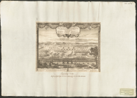 Acies seu Phalanx Pugnæ istius quam Sustinuit ac dirigebat Regni Suetiæ Drotzetus Illustriss Dn: Comes Petrus Brahe Contra Danos ad Pontem Genewadt inter Halmstadiam et Laholmiam in Hallandia, et Arxem Laholmiam Obsidione Liberavit die 13 Aug: Anno 1657..[Bild]