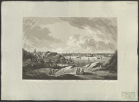 Vue de Stockholm du côtè méridional. Utsigt af Stockholm från Stadens södra sida..[Bild]