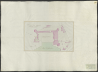 Upsala slott före 1702 års eldsvåda.[Kartografiskt material]