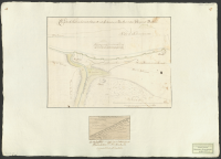 Carta af retrenchementet längs uth medh siöstranden på Råå heed emellan fiskelägret och wåårdkasen.[Kartografiskt material]