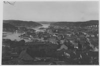 Halden, utsikt från fästningsberget