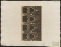 Decoration på sidorne uti Riddareholms kyrkan vid Högstsalig Konung Adolph Friedrichs begravning....[Bild]