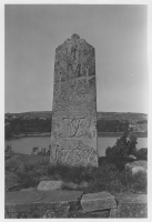 Tjärnö socken, vägmärke i sten, årtal 1737