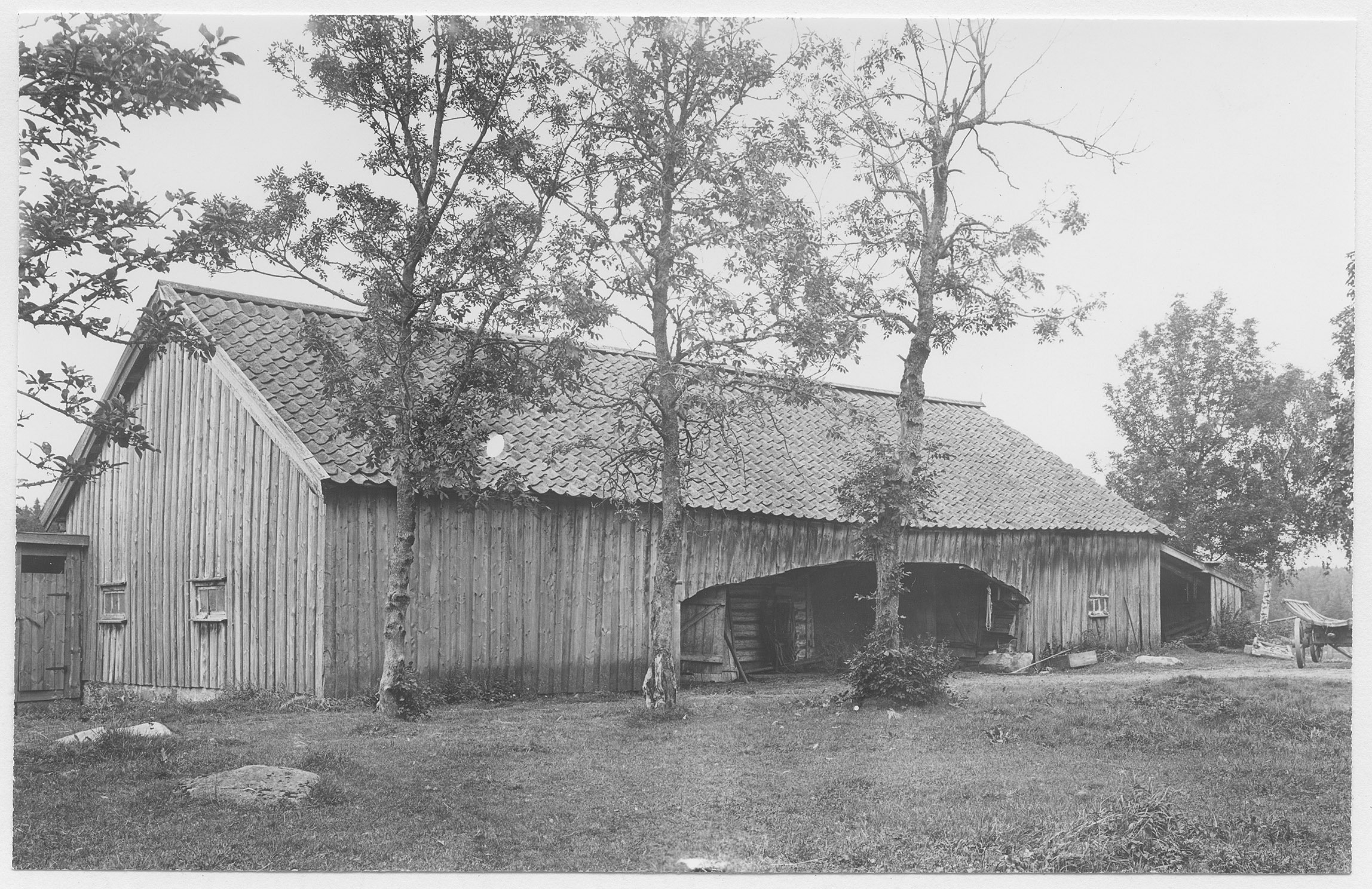 Mårten Sjöbeck, Ödenäs, fägårdsbyggnad av sydvästgötsk form