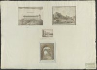 Upsala slotts utseende ifrån östra sidan.[Bild]