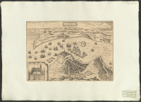 [Utsikt över Öresund från danska sidan 1658].[Bild]