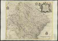 Geographisk charta öfwer West-Norrlands lähn eller Ångerman- Medelpad och Jemtland, tillika med Åsele lappmark..[Kartografiskt material]