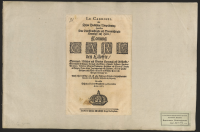 Le Carrosel eller Dhen prächtige ringränning hwilken . . . konung Carl den elloffte, . . . widh dhes lyckelige . . . anträde tiI sit arffrijkes styrelse och regering lät anställa vthi Stockholms stadh den 19 decembris anno 1672..[titelsida och 13 sidor text]