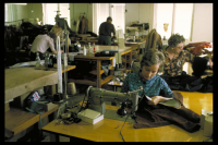 Engströms skinnvarufabrik i Dalarna