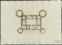 Grundritning uppå nedersta Wåningen af Örebro Slått.[Bild]