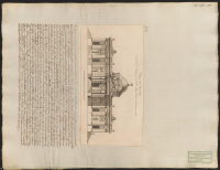 Projet d'une decoration à l'occasion du mariage de S.A.R. Msgr le Duc de Sudermannae en 1774 {dollar}h [Bild].