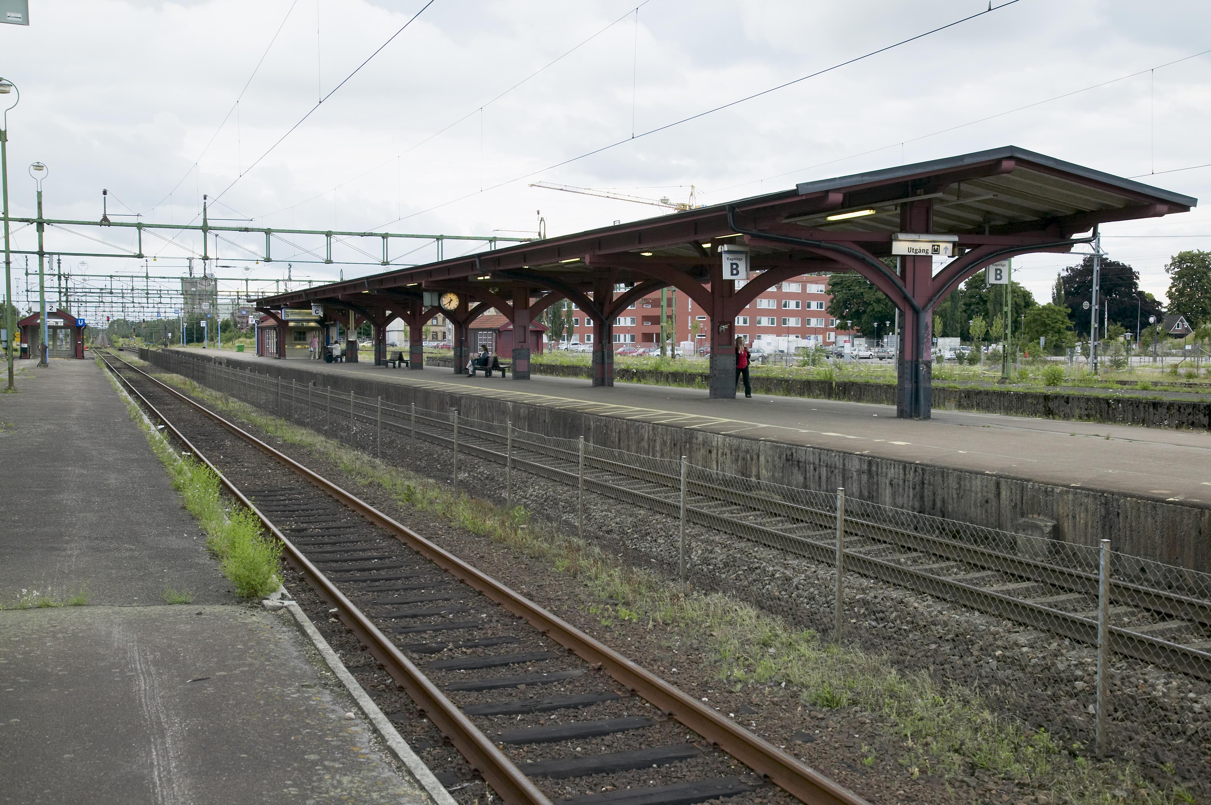 Bengt A Lundberg, Eslövs järnvägsstation