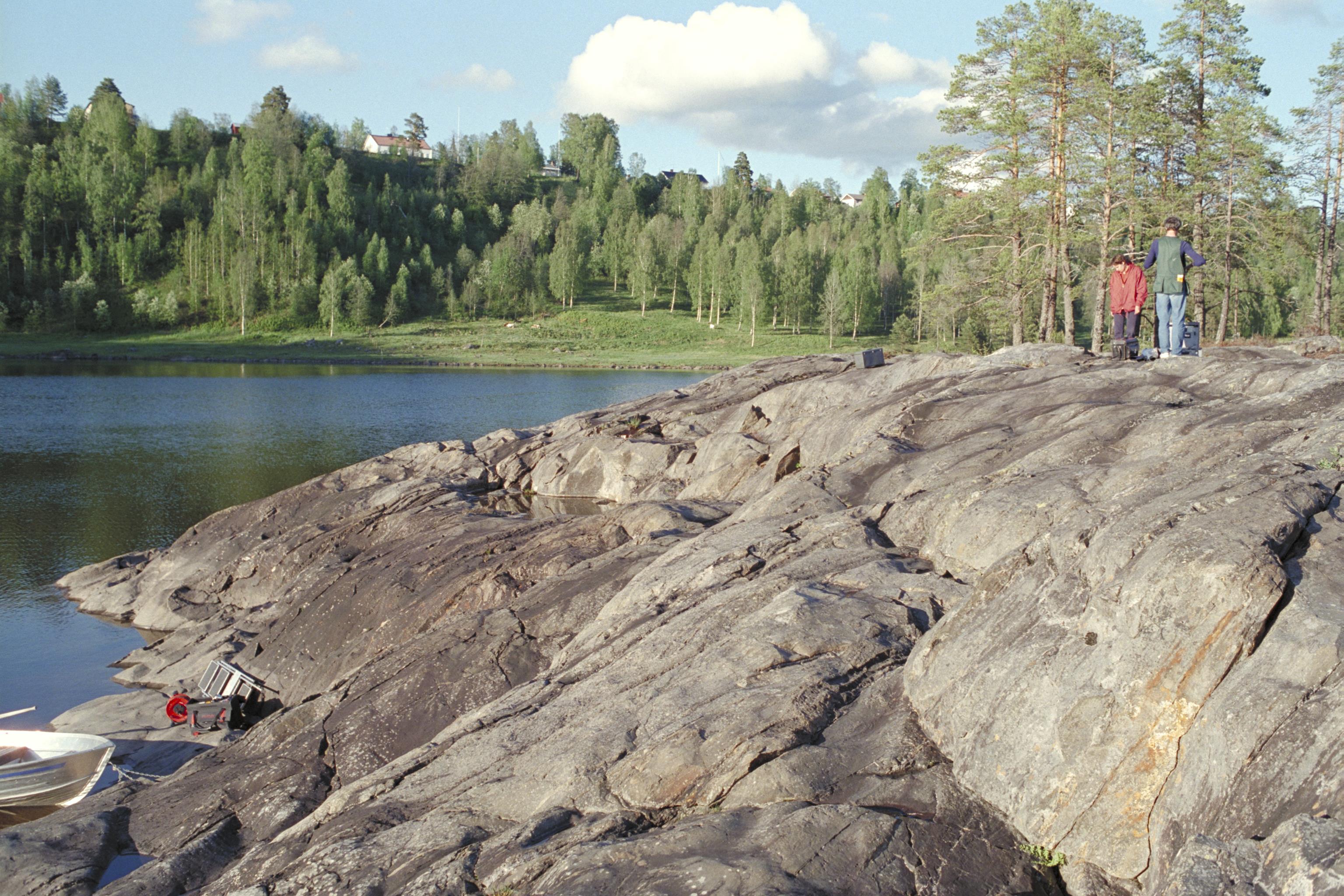 Bengt A Lundberg, Nämforsen, hällristningsområde