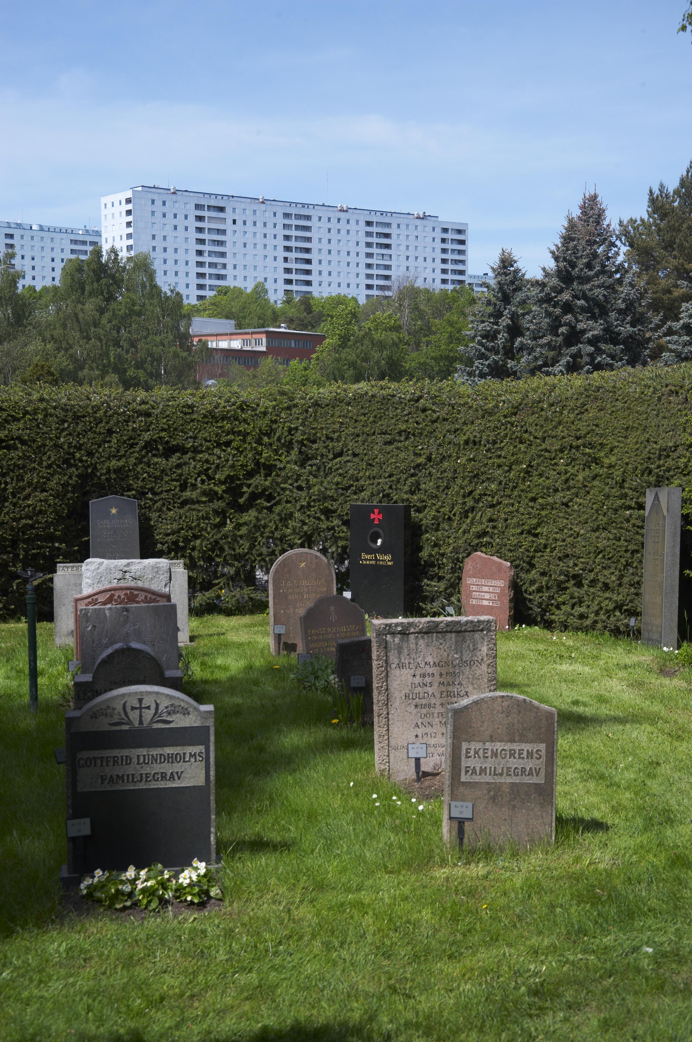 Bengt A Lundberg, Stockholms norra kyrkogård