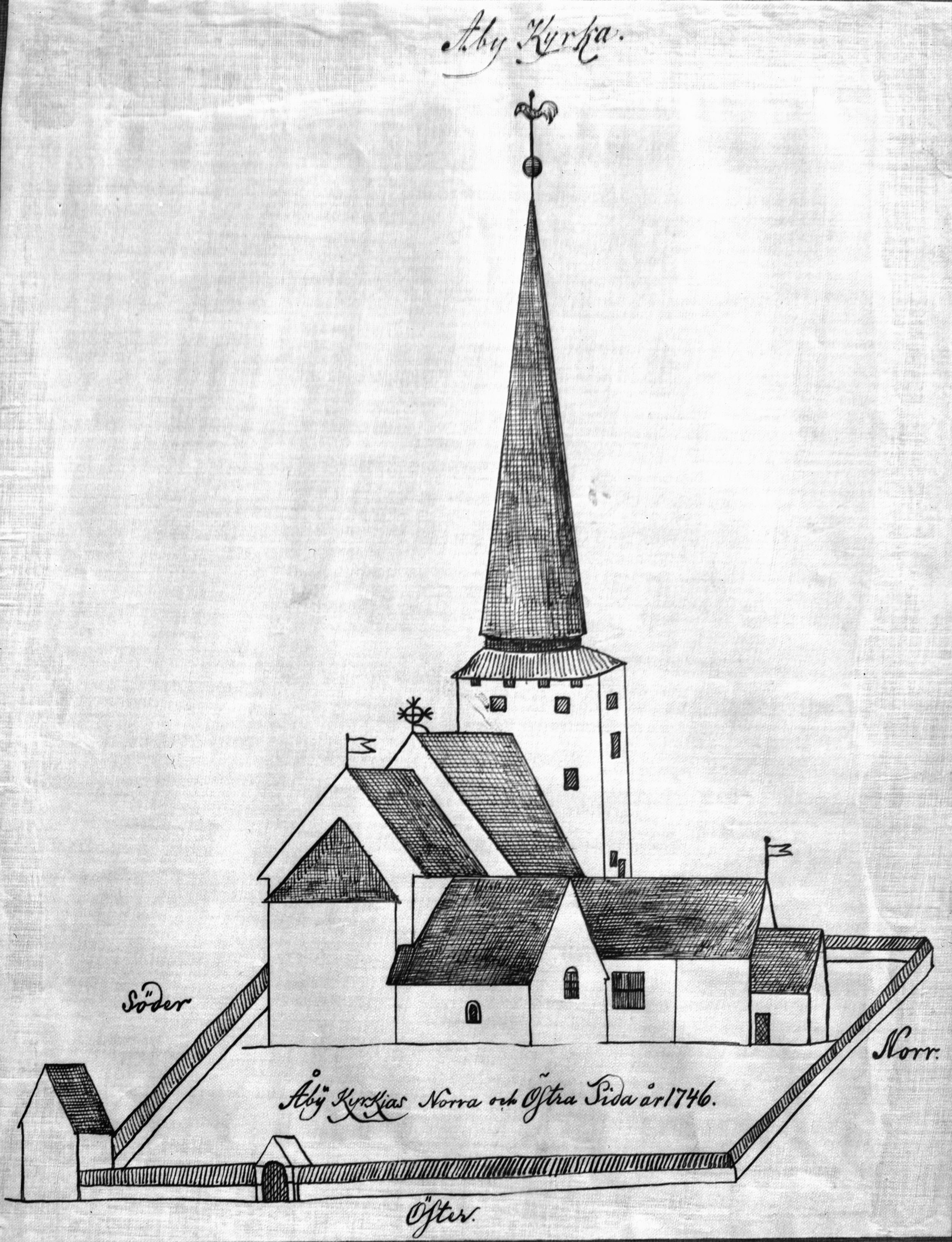 Nils Lagergren, Åby kyrka