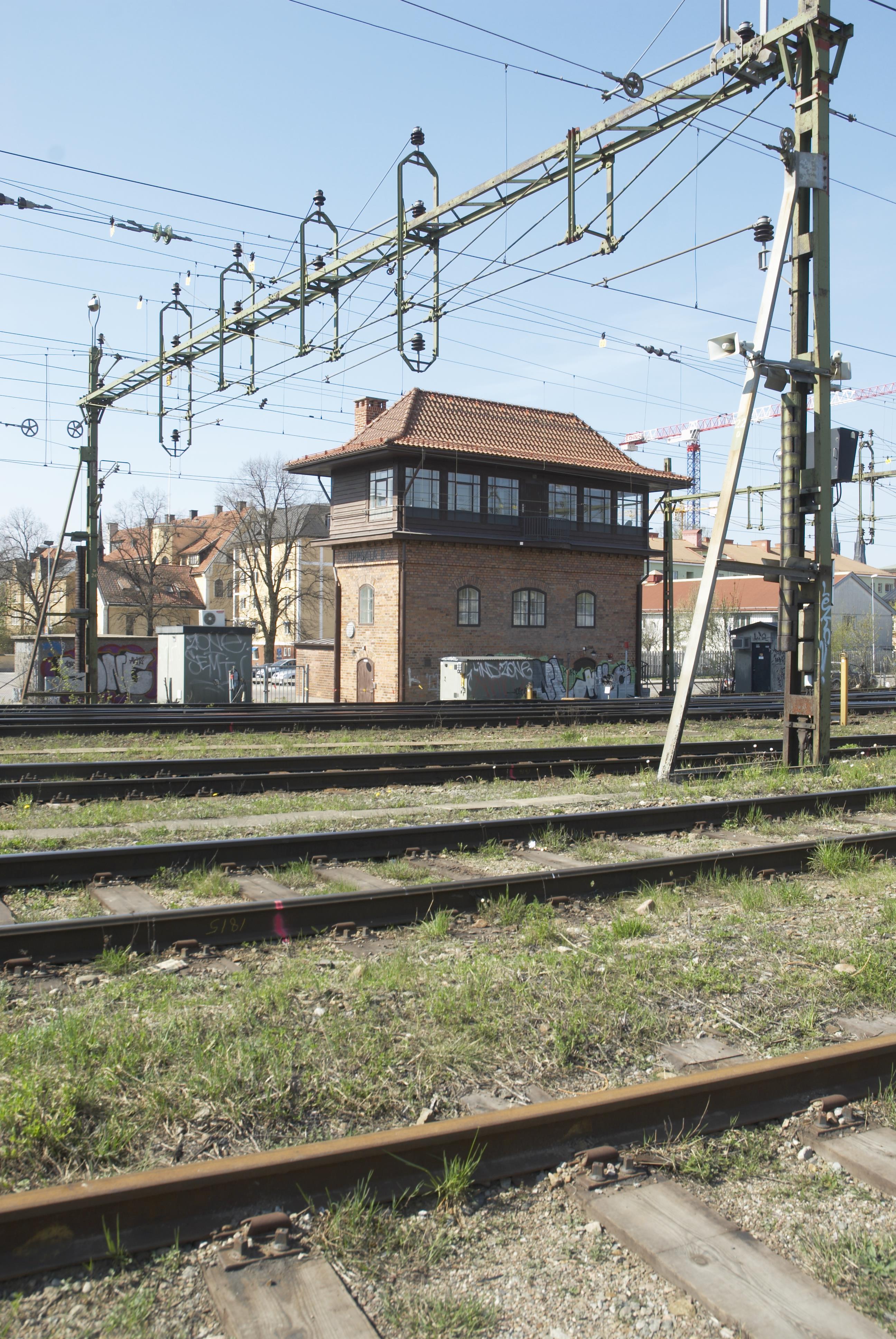 Bengt A Lundberg, Uppsala Centralstation och ställverket