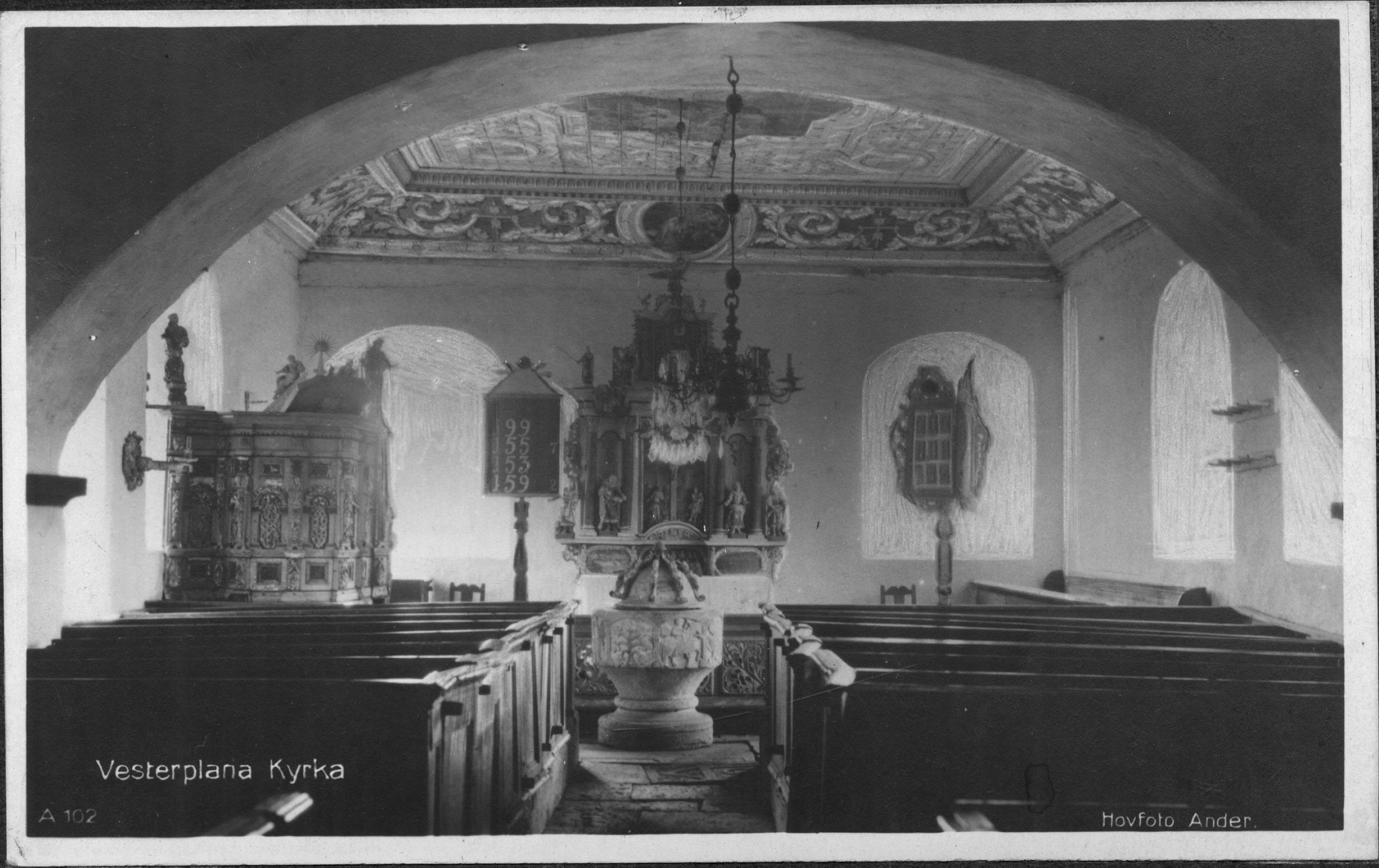 G. S. Ander, Västerplana kyrka