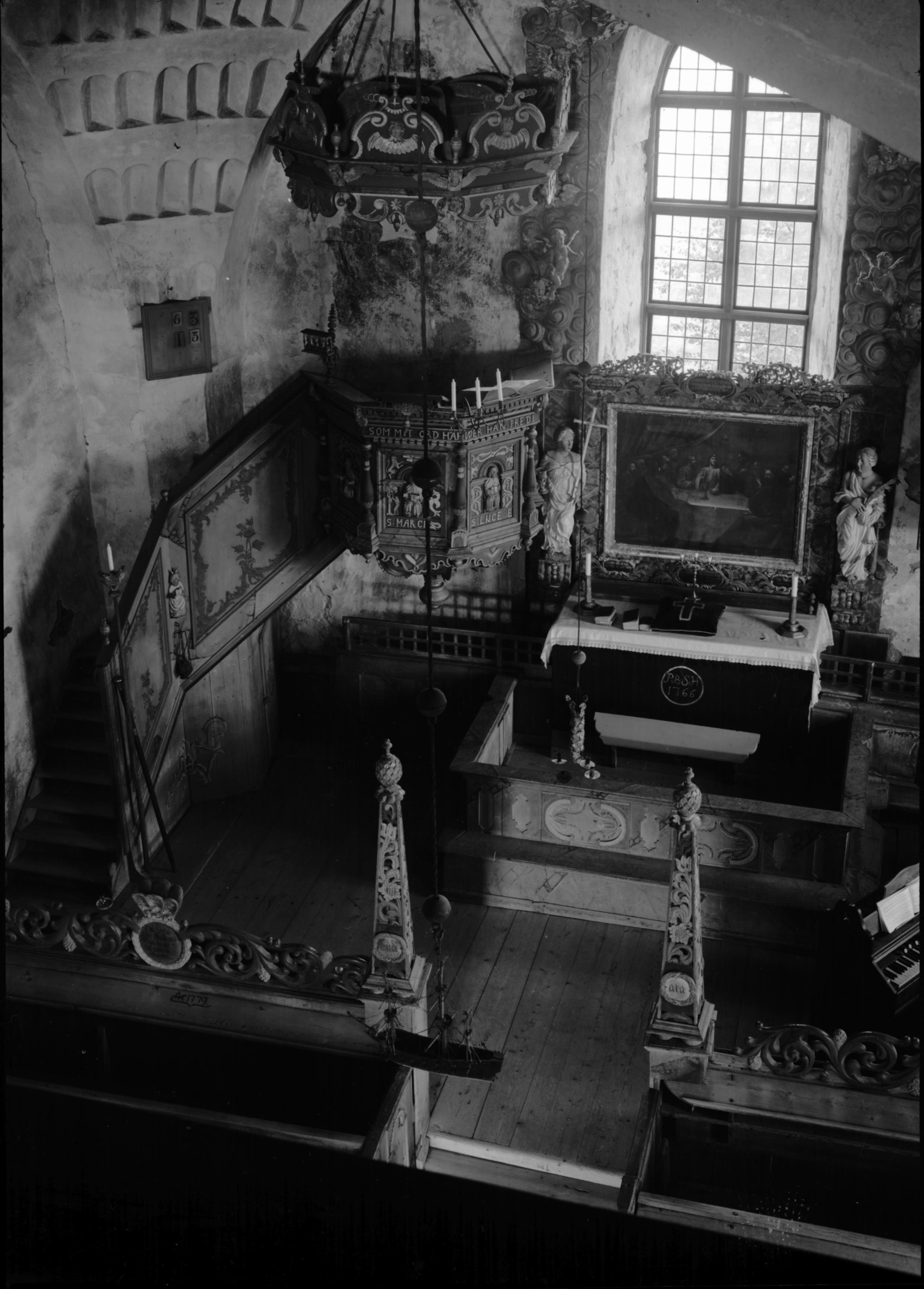 Iwar Anderson, Trönö gamla kyrka