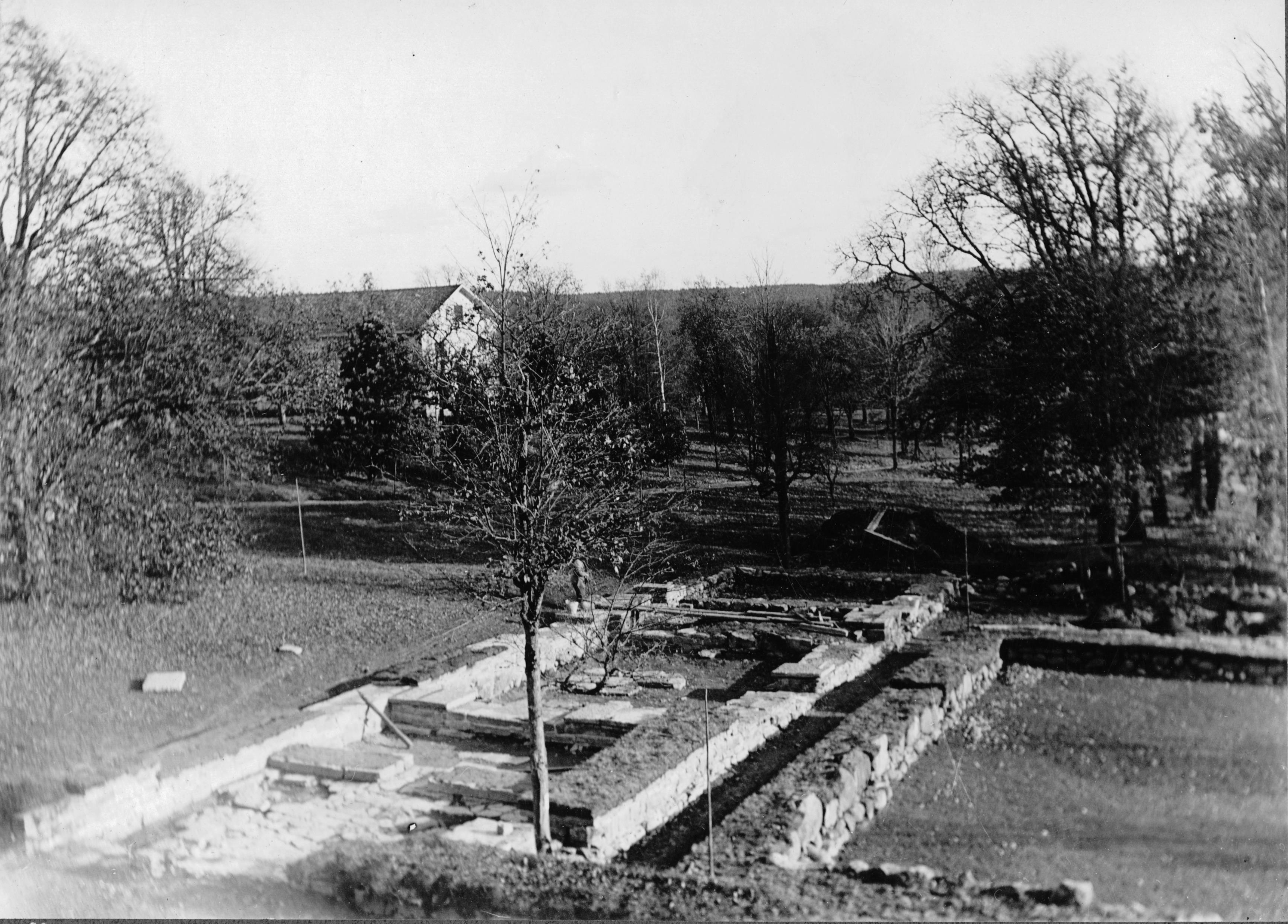 Bertil Waldén, Edsberg, Riseberga klosterruin