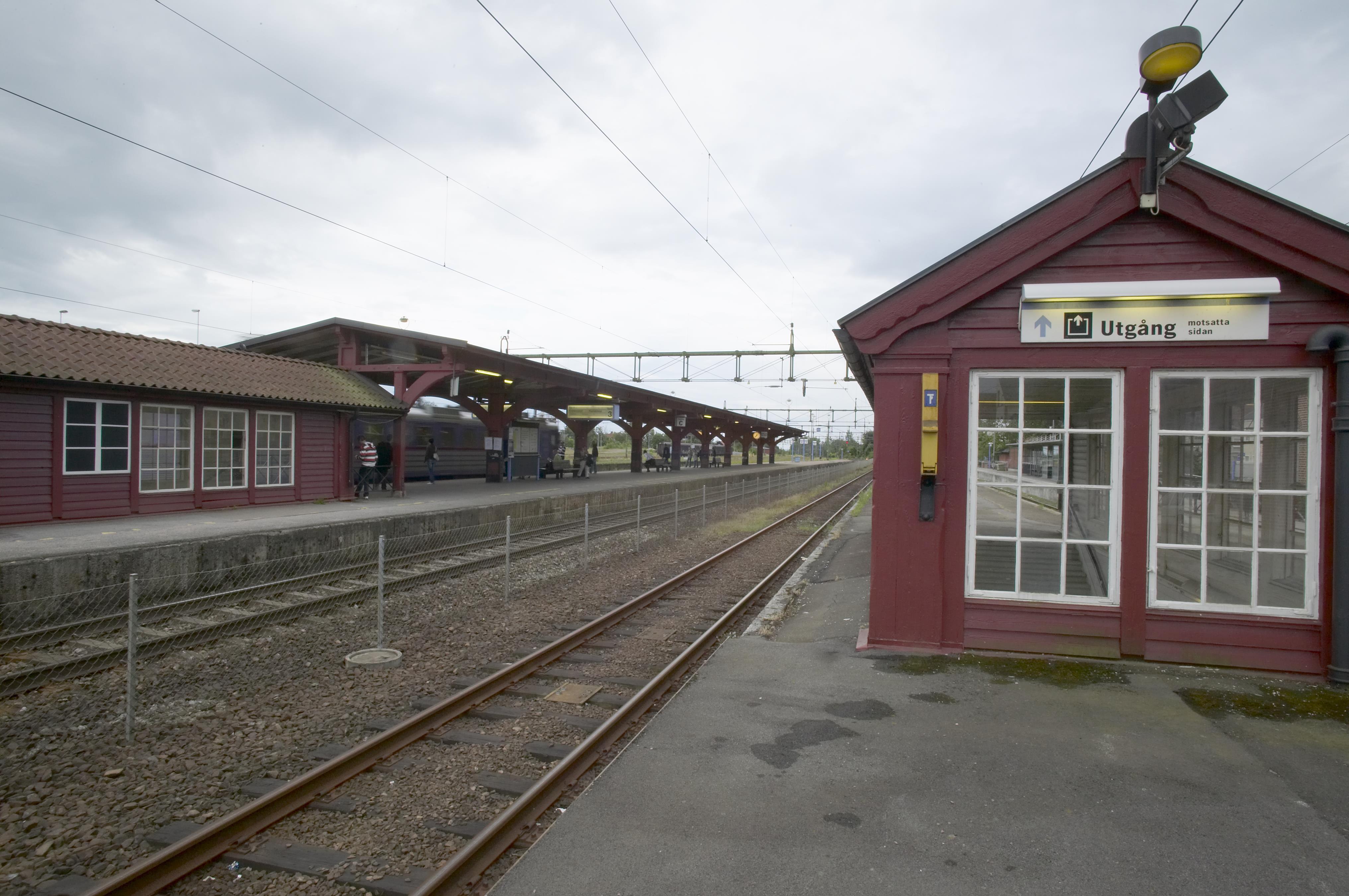 Bengt A Lundberg, Eslövs järnvägsstation