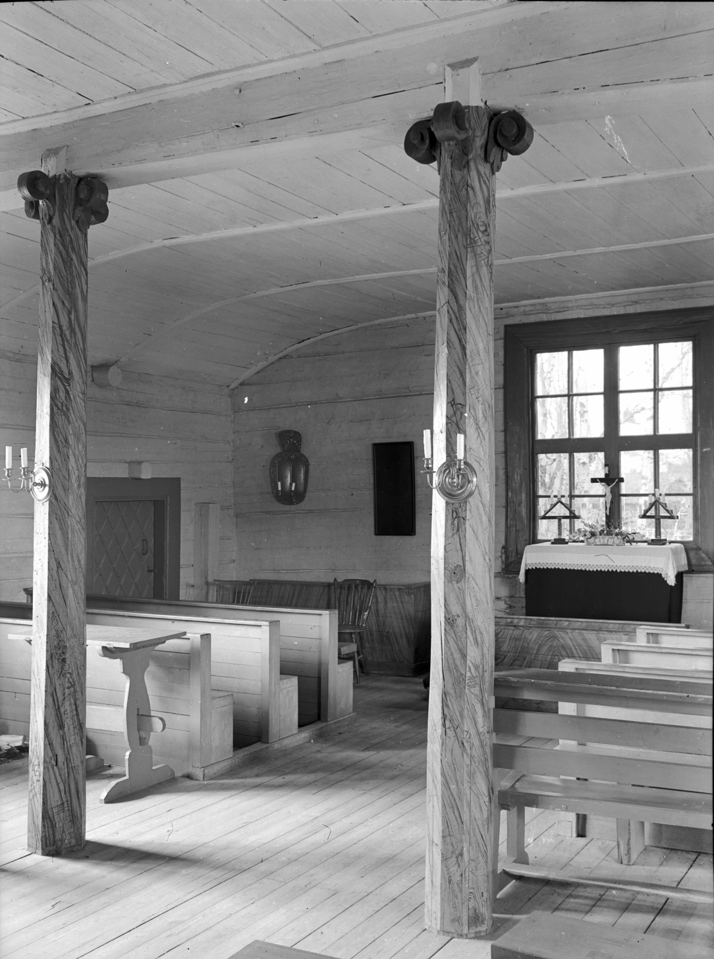 Iwar Anderson, Gällivare, gamla kyrkan
