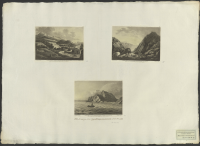 Chute, qui se cache dans les nues à la descente des Alpes.[Bild]