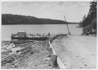 Vätösundet med färjan