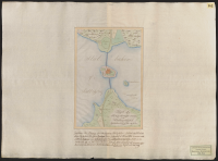 Läget af Stegeborgs slott uti Östergötland, Björkekinds hd och Öst. Ny socken.