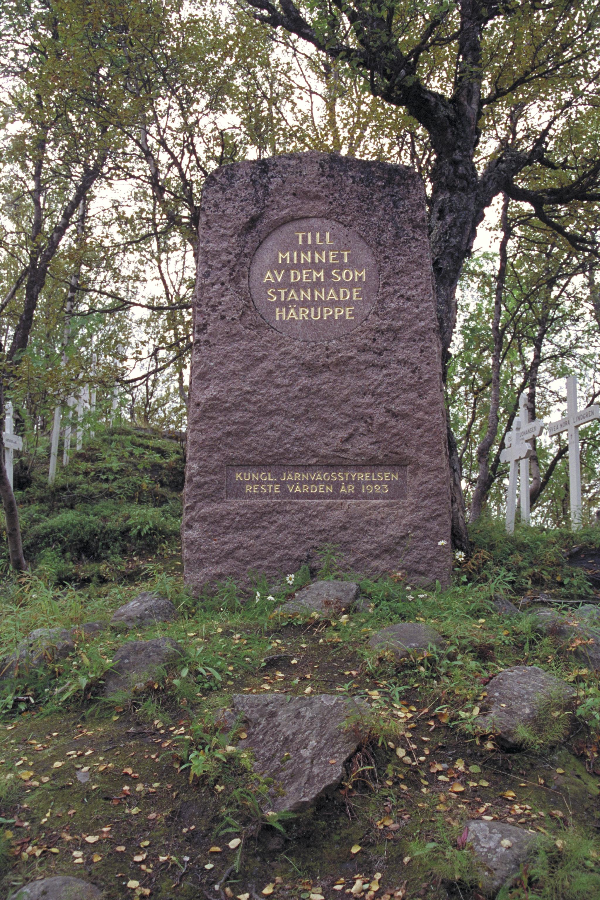 Bengt A Lundberg, Tornehamns kyrkogård