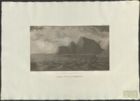 Le Cap Nord, au Soleil de Minuit.[Bild]