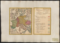 [Historisk-politisk karta över Europa 1750].[Kartografiskt material]