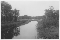 Ekefors, Mörrumsåns utflöde ur Åsen