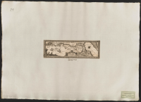 Excuicita Delineatio Fluvii Nogat terræ q. Adiacentis Montower Spitze dictæ uscuæ ad Mare Balthicum. A. 1656..[Kartografiskt material]