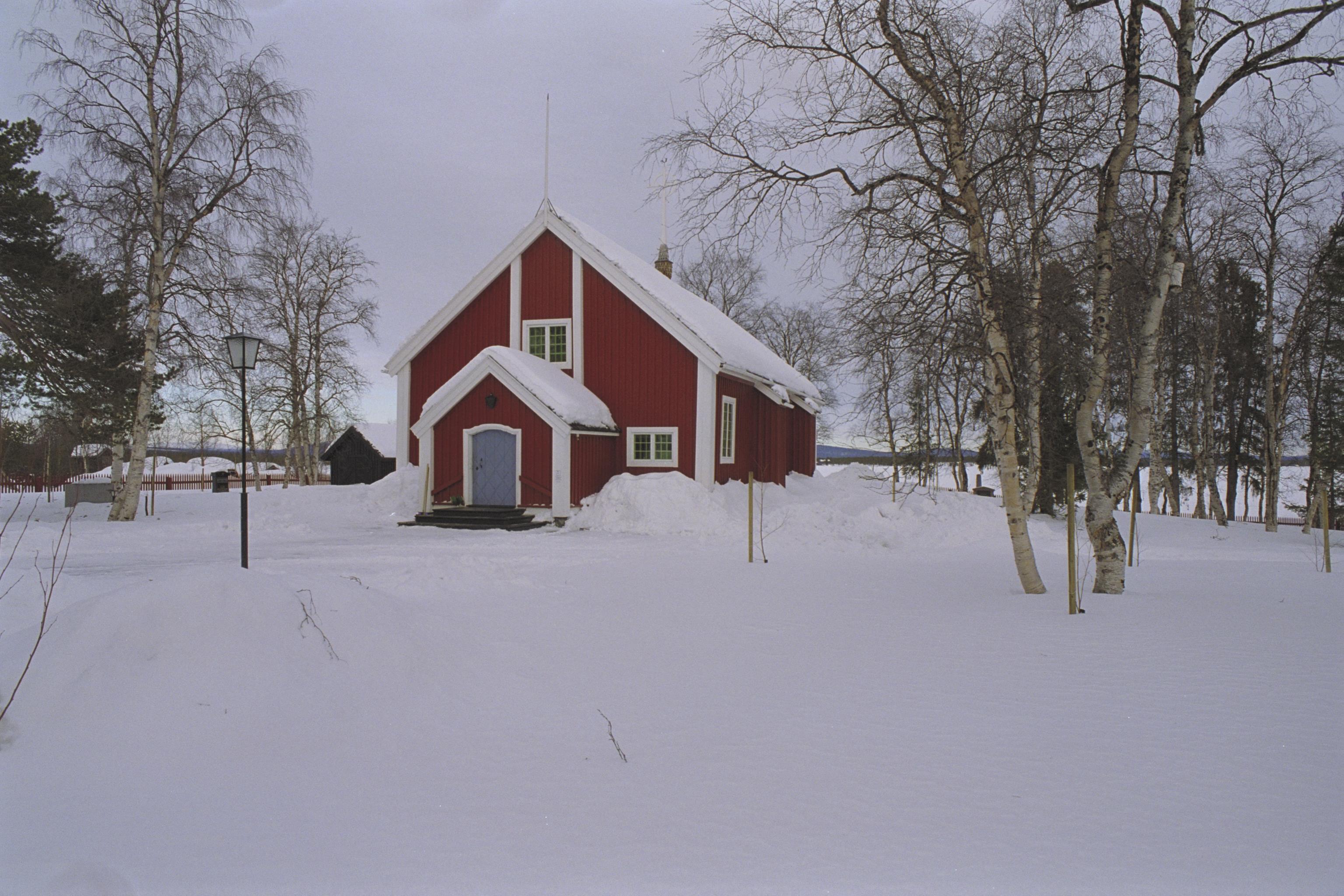 Bengt A Lundberg, Jukkasjärvi kyrka