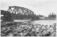 Inlandsbanan, järnvägsbron över Skellefteälv