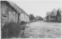 Eriksöre by, bygatan från söder