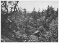 Borekulle, stensträngar på kullens sydvästra sida