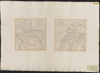 Belägenheten af Lin- Norr- och Söderköping. || Belägenheten af Linköping, Wadstena och Skeninge.